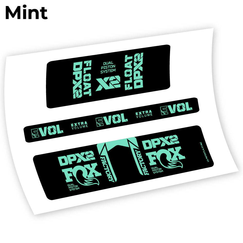 Aufkleber FoxDPX2 2021, Rear Shox Sticker Vinyl