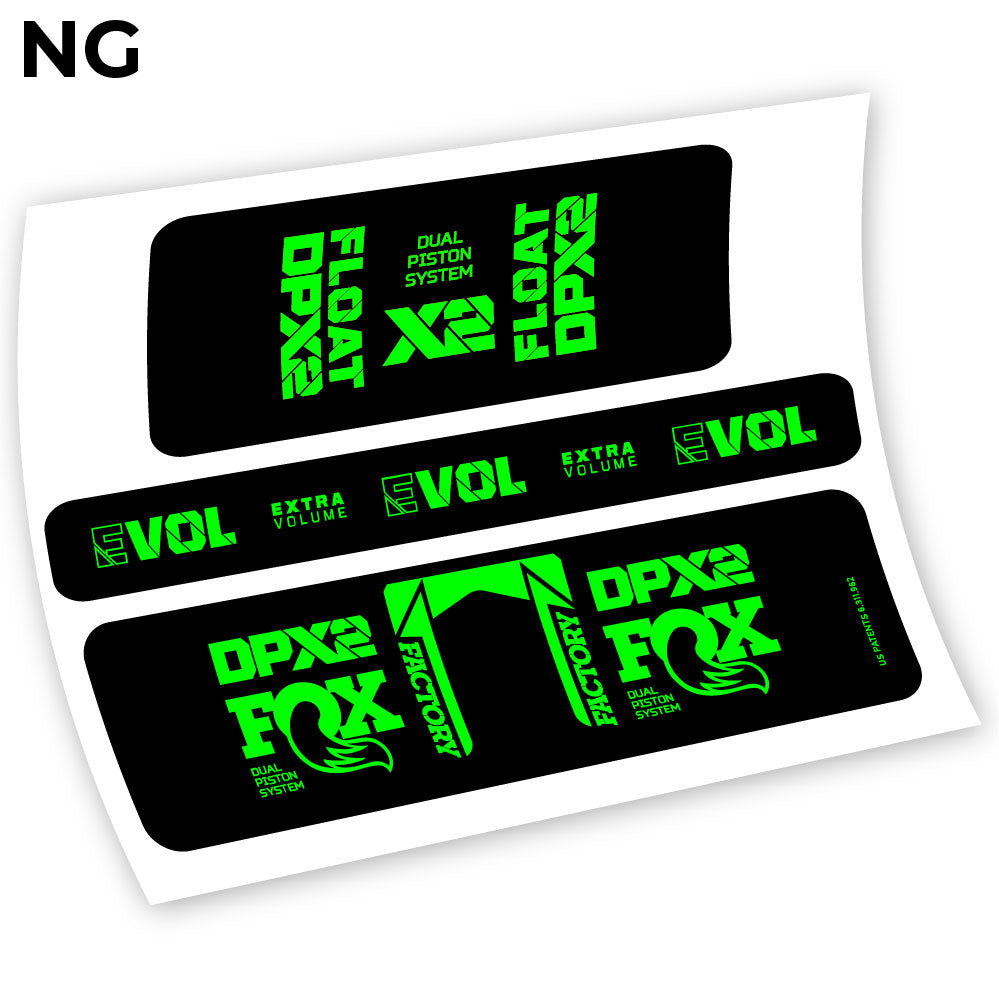 Fox Float Factory Racing DPX2 2021, Rear Shox Sticker Vinyl