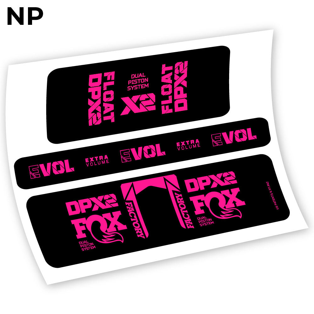 Fox Float Factory Racing DPX2 2021, Rear Shox Sticker Vinyl