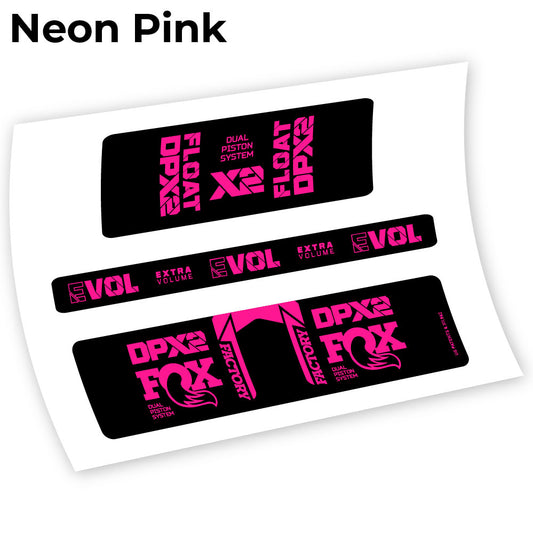 Aufkleber FoxDPX2 2021, Rear Shox Sticker Vinyl