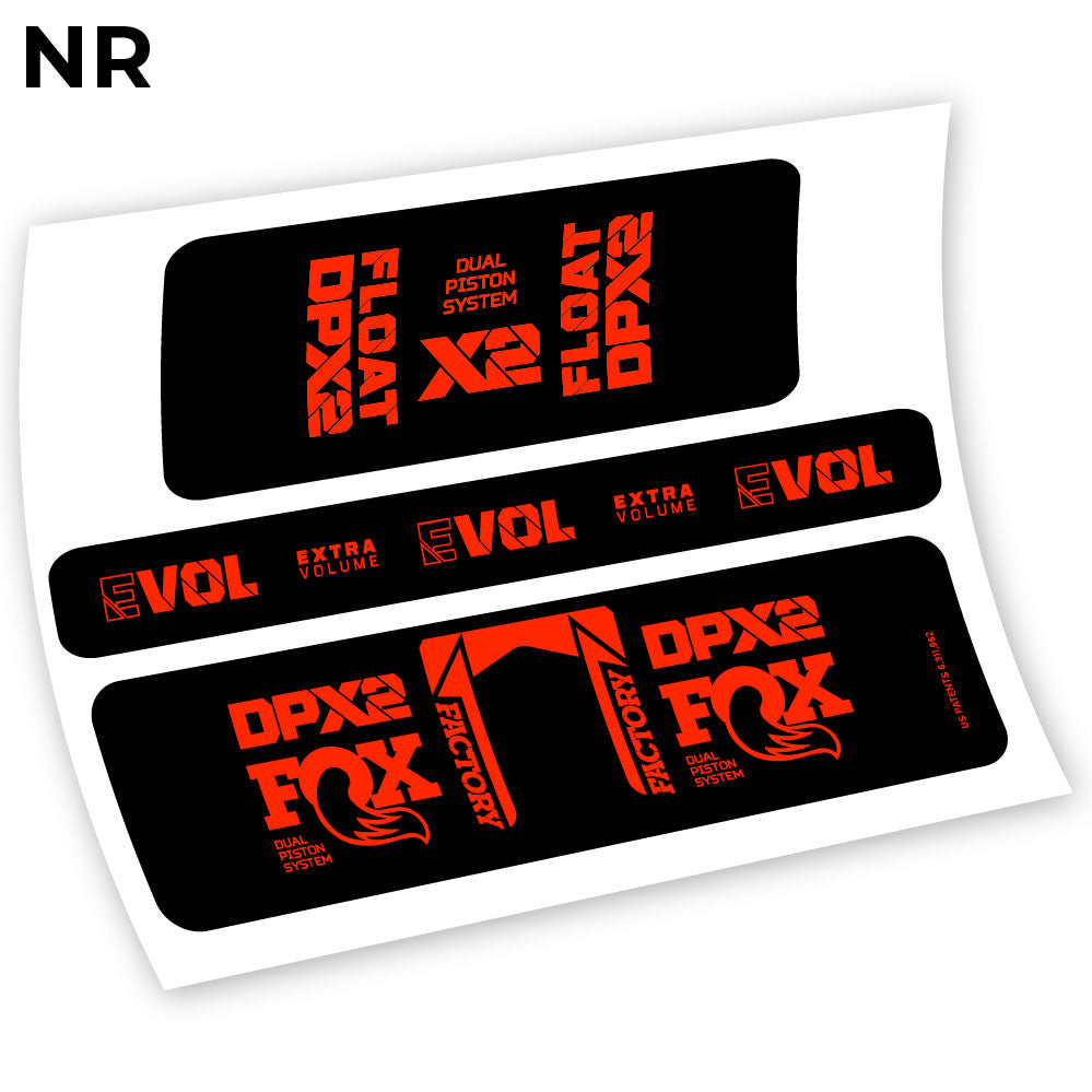 Fox Float Factory Racing DPX2 2021, Rear Shox Sticker Vinyl