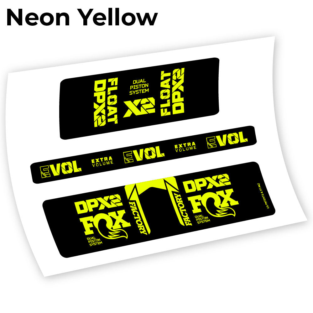 Aufkleber FoxDPX2 2021, Rear Shox Sticker Vinyl