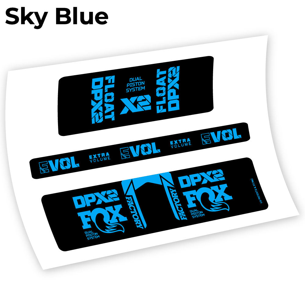 Aufkleber FoxDPX2 2021, Rear Shox Sticker Vinyl