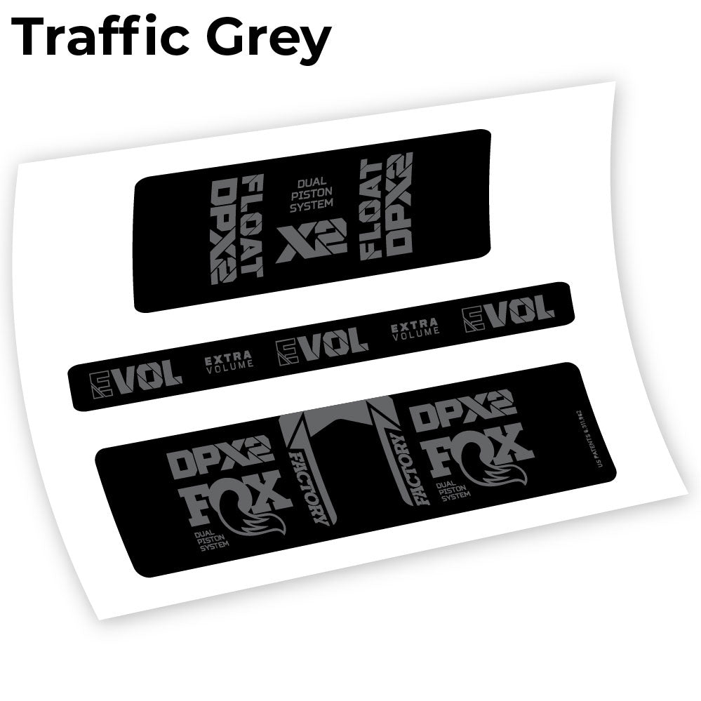 Aufkleber FoxDPX2 2021, Rear Shox Sticker Vinyl