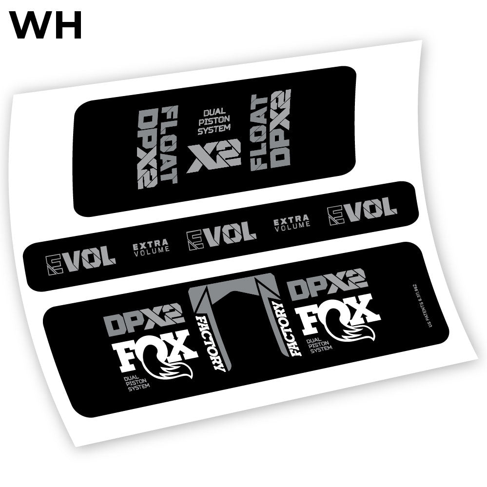 Fox Float Factory Racing DPX2 2021, Rear Shox Sticker Vinyl