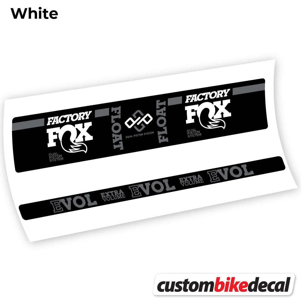 Decal, Fox Float Factory Float, Rear Shox Sticker Vinyl