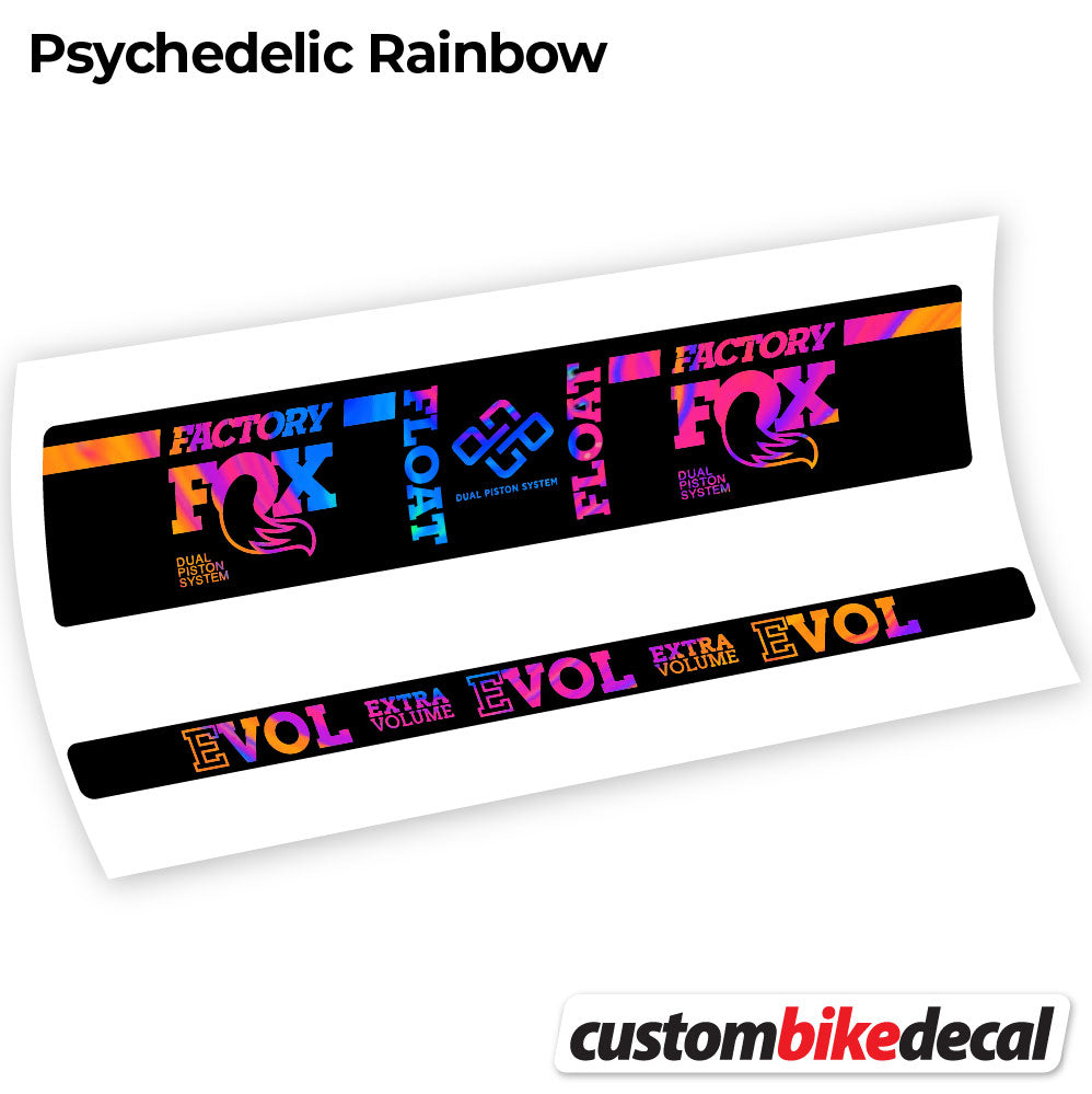 Decal, Fox Float Factory Float, Rear Shox Sticker Vinyl