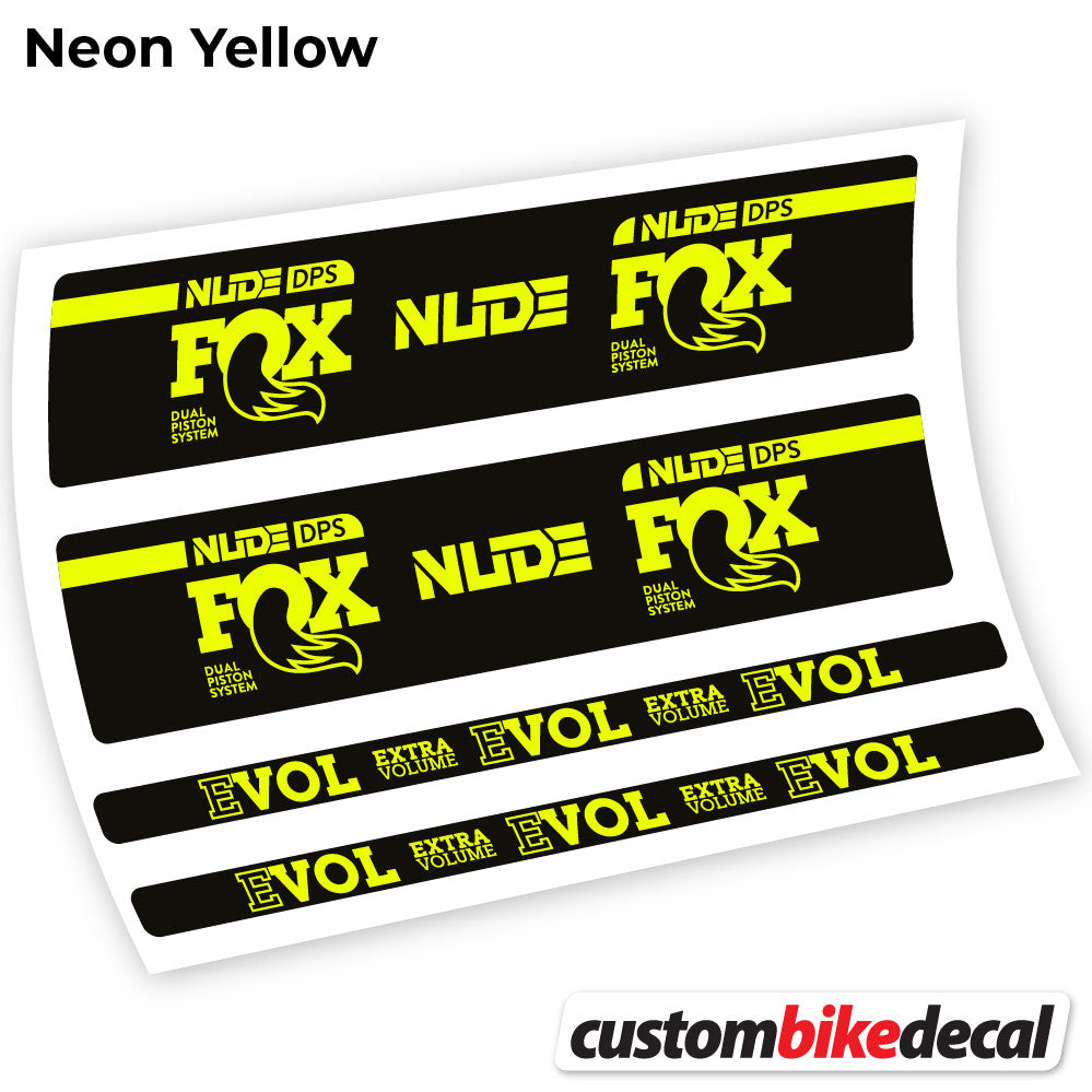 Aufkleber, Fox Nude DPS, Rear Shox Sticker Vinyl