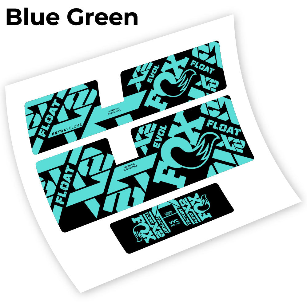 Decal Fox Float X2 2021, Rear Shox, sticker vinyl