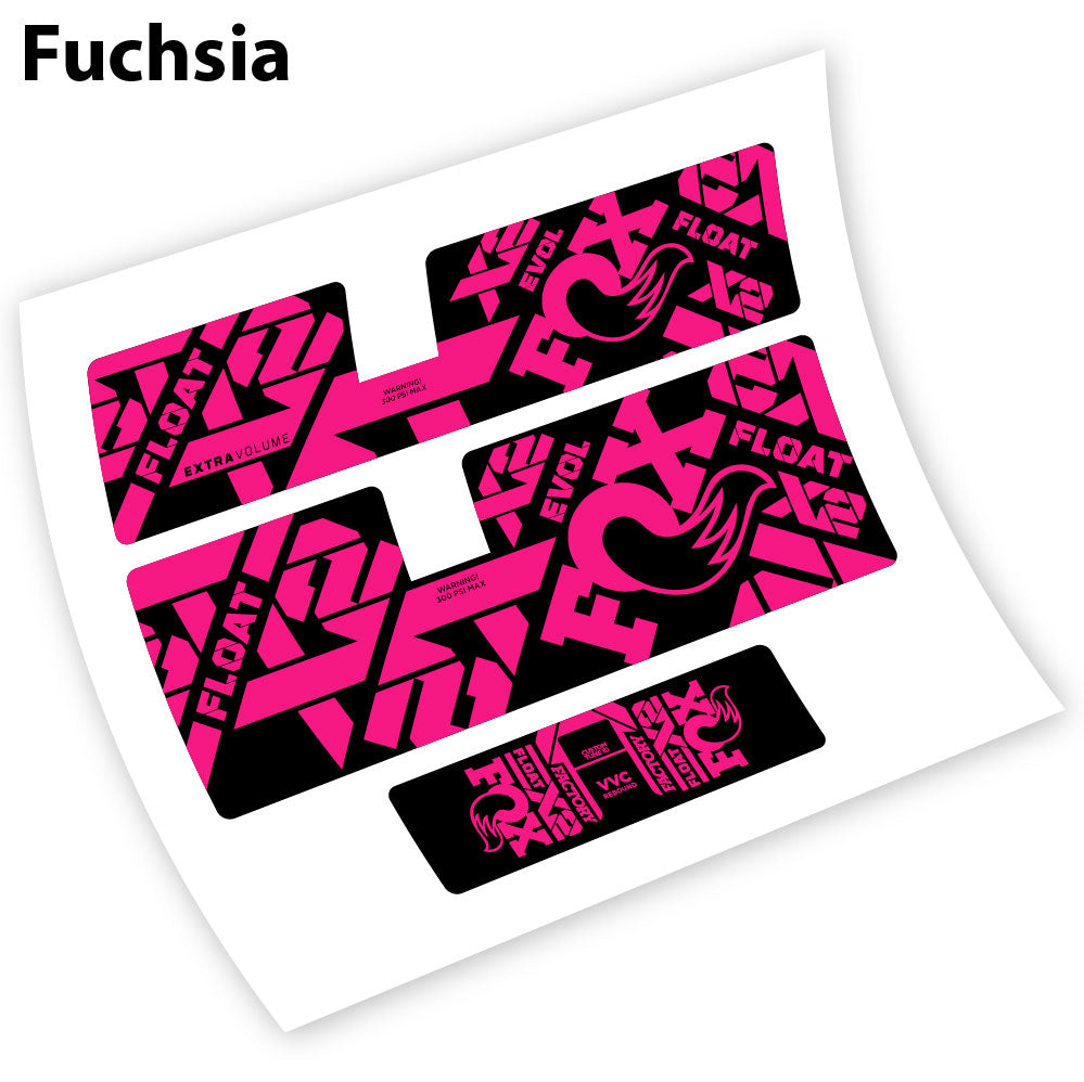Decal Fox Float X2 2021, Rear Shox, sticker vinyl