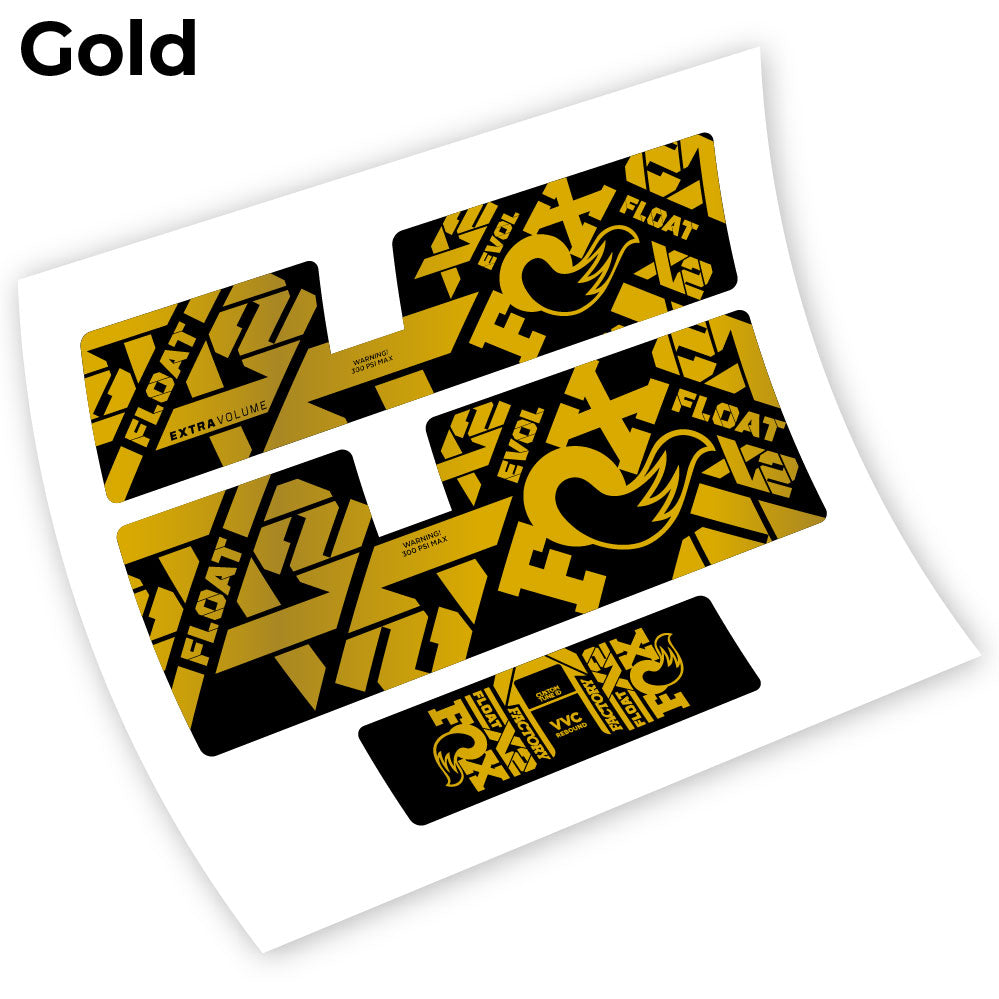 Decal Fox Float X2 2021, Rear Shox, sticker vinyl
