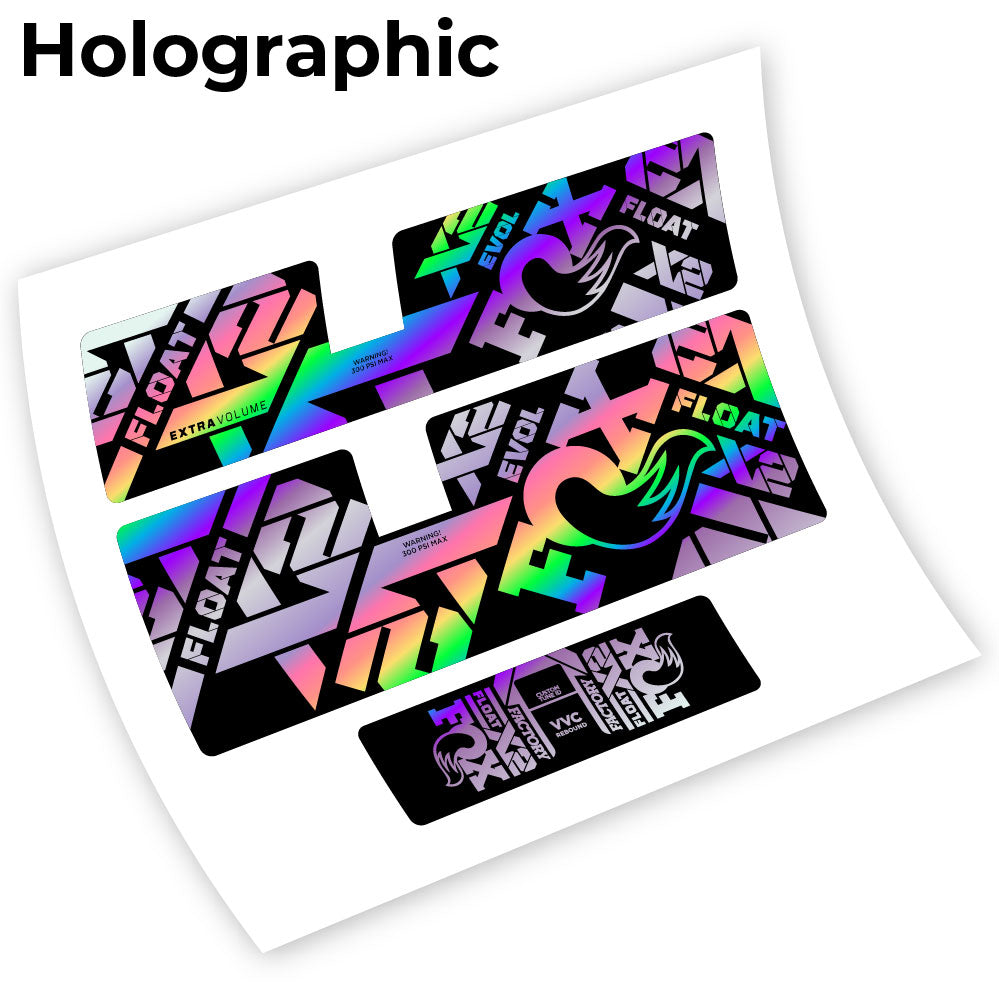 Decal Fox Float X2 2021, Rear Shox, sticker vinyl