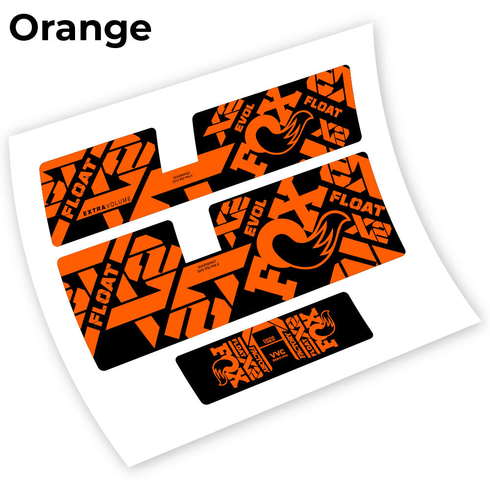 Decal Fox Float X2 2021, Rear Shox, sticker vinyl