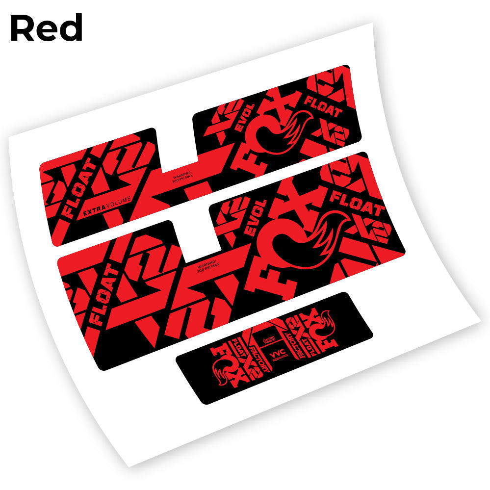 Decal Fox Float X2 2021, Rear Shox, sticker vinyl