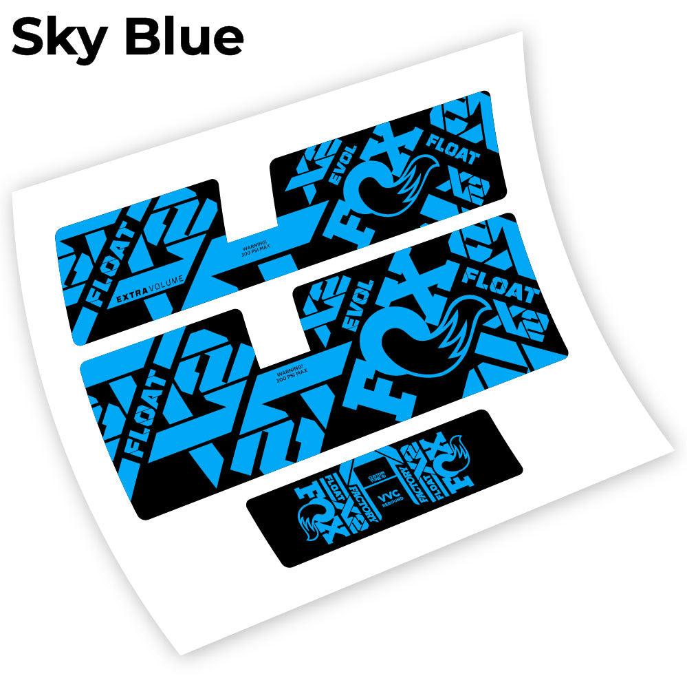Decal Fox Float X2 2021, Rear Shox, sticker vinyl