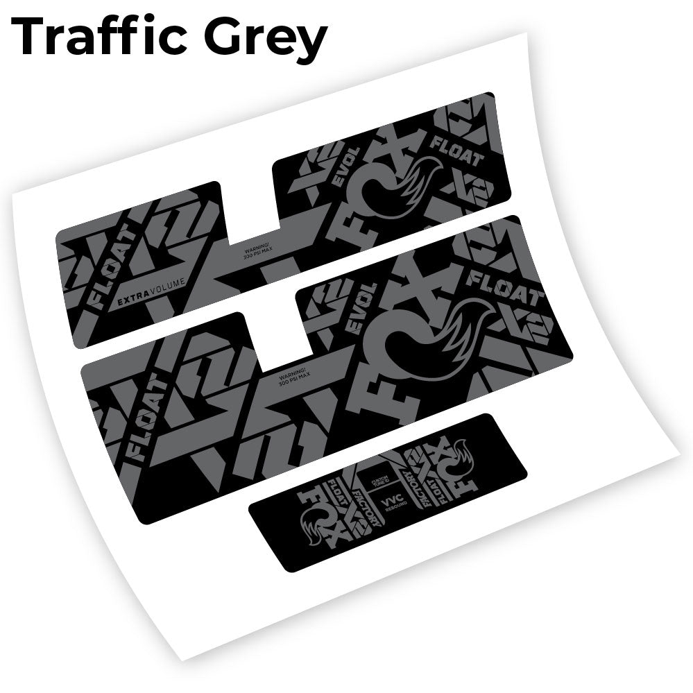 Decal Fox Float X2 2021, Rear Shox, sticker vinyl