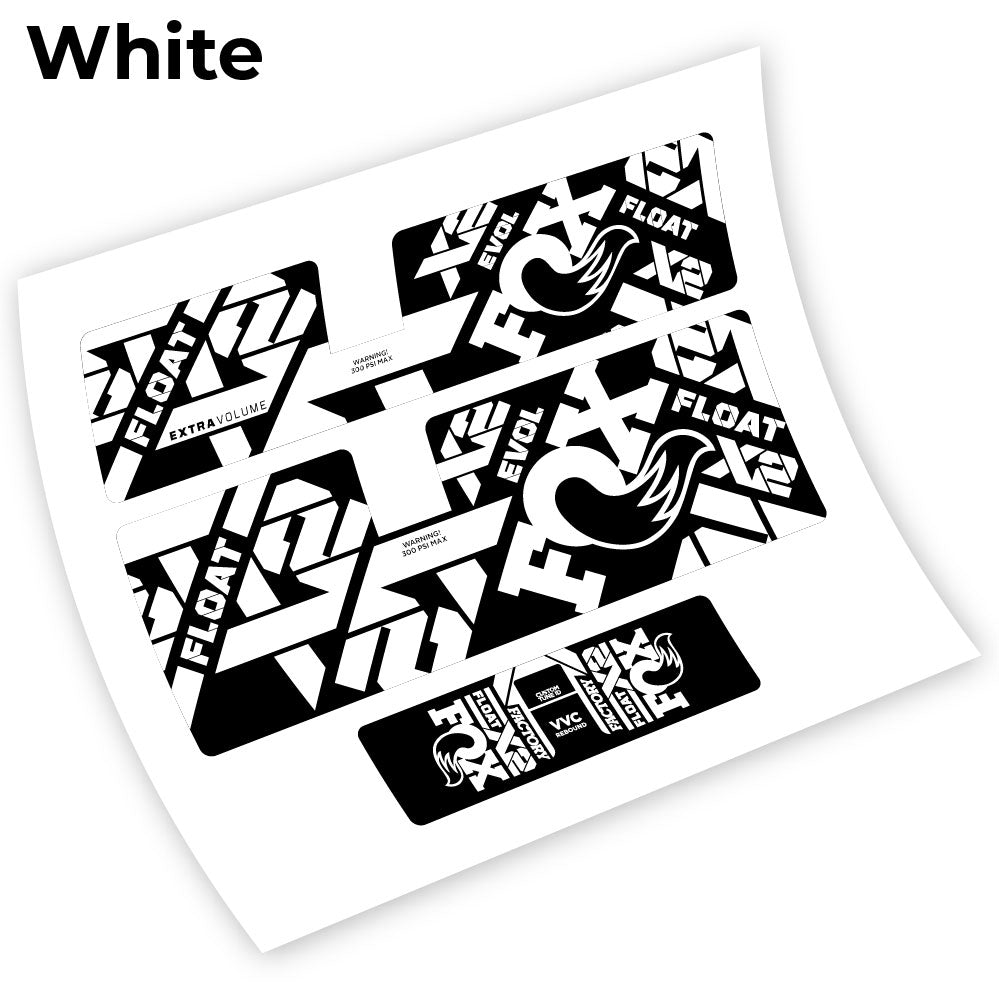 Decal Fox Float X2 2021, Rear Shox, sticker vinyl