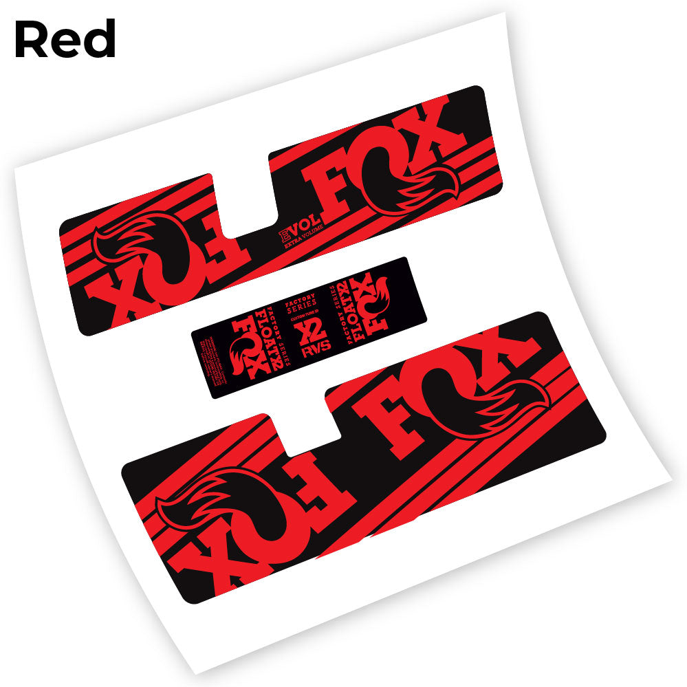 Aufkleber Fox Float X2 RVS, Rear Shox, Vinyl-Aufkleber