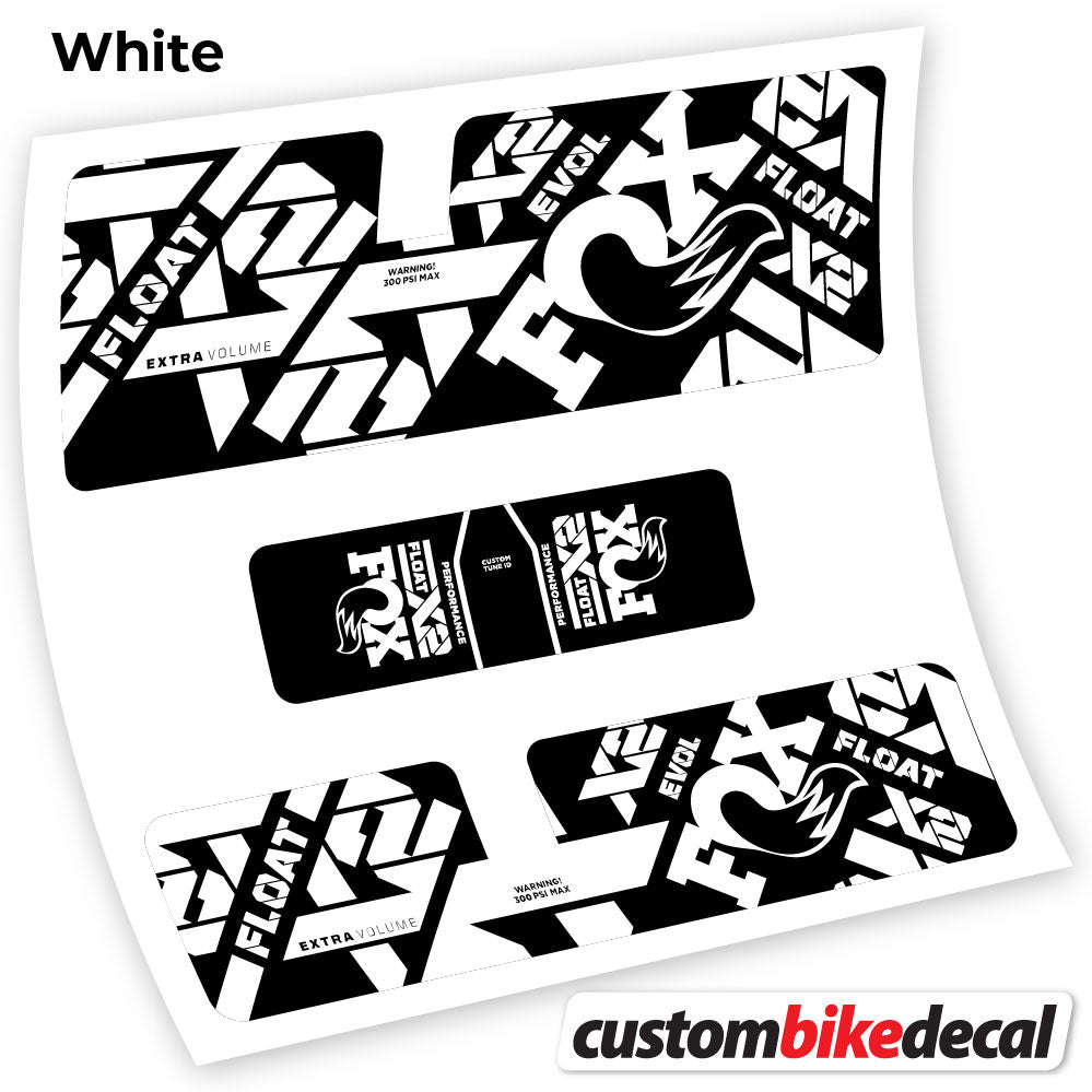 Aufkleber, Fox X2 Performance 2021, Rear Shox Sticker Vinyl