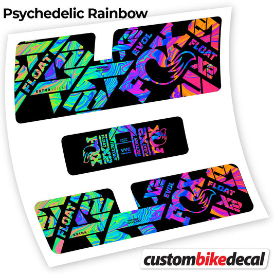 Aufkleber, Fox X2 Factory 2021, Rear Shox Sticker Vinyl