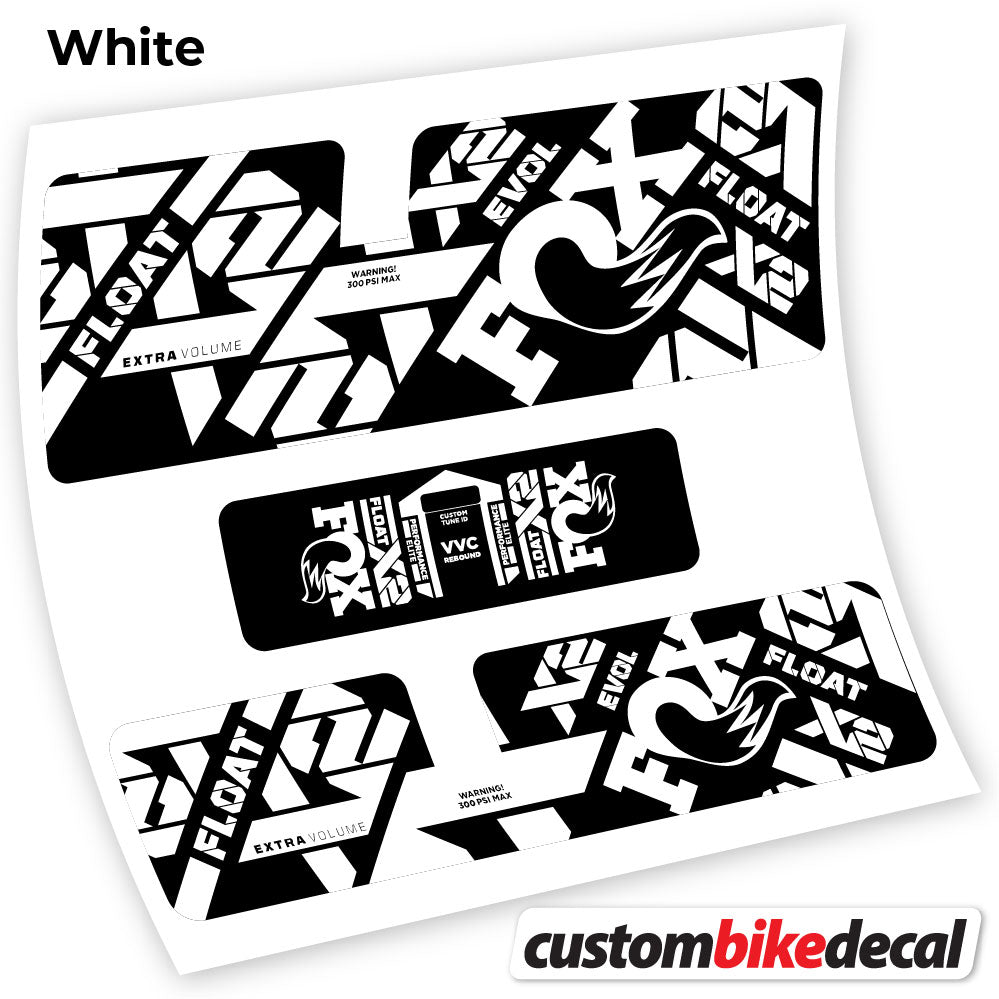 Decal, Fox X2 Performance Elite 2021, Rear Shox Sticker Vinyl