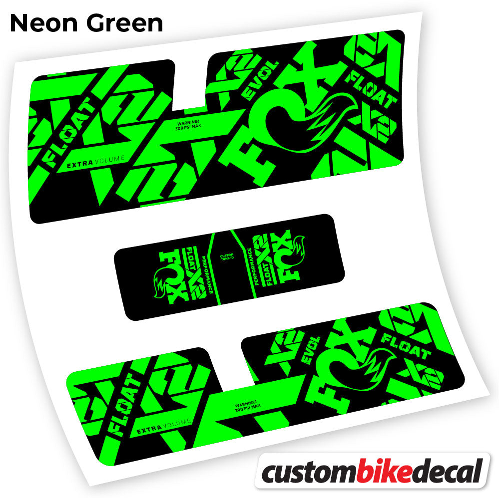 Aufkleber, Fox X2 Performance 2021, Rear Shox Sticker Vinyl
