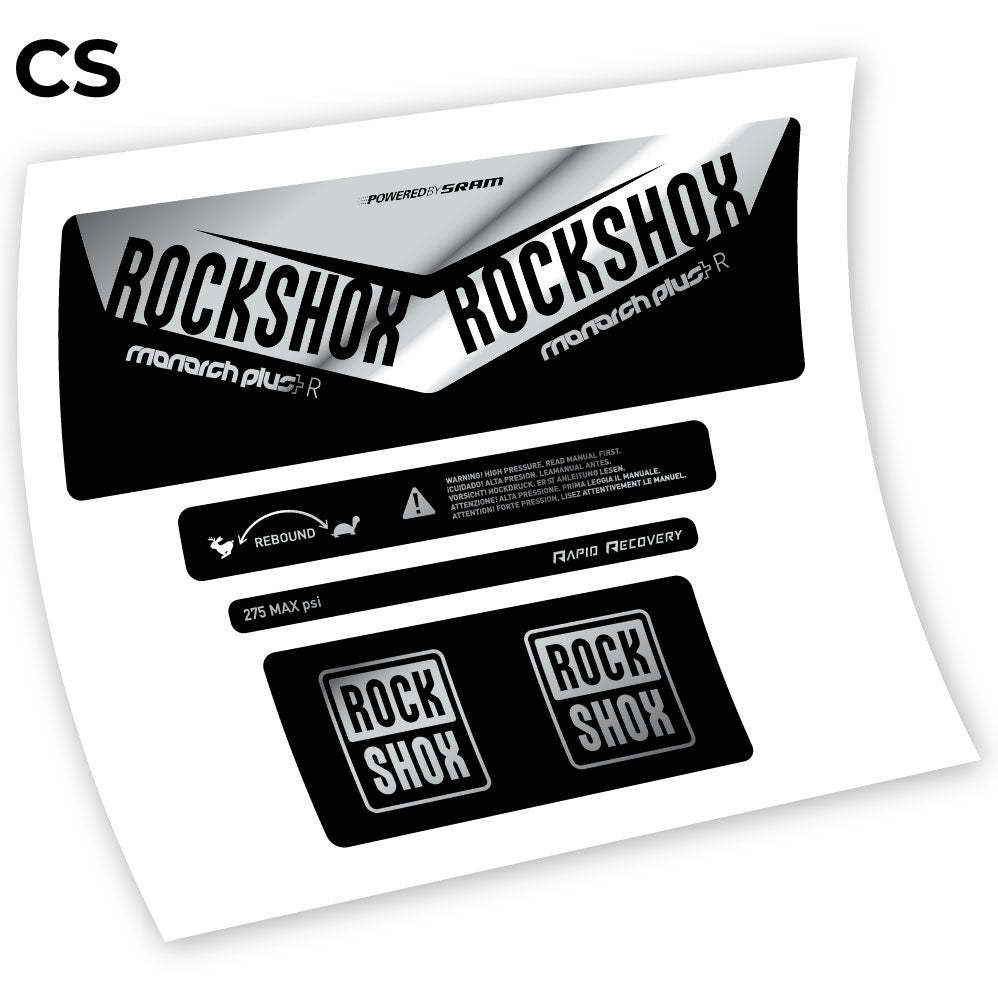 Aufkleber, Rock Shox Monarch Plus R 2016, Rear Shox Sticker Vinyl