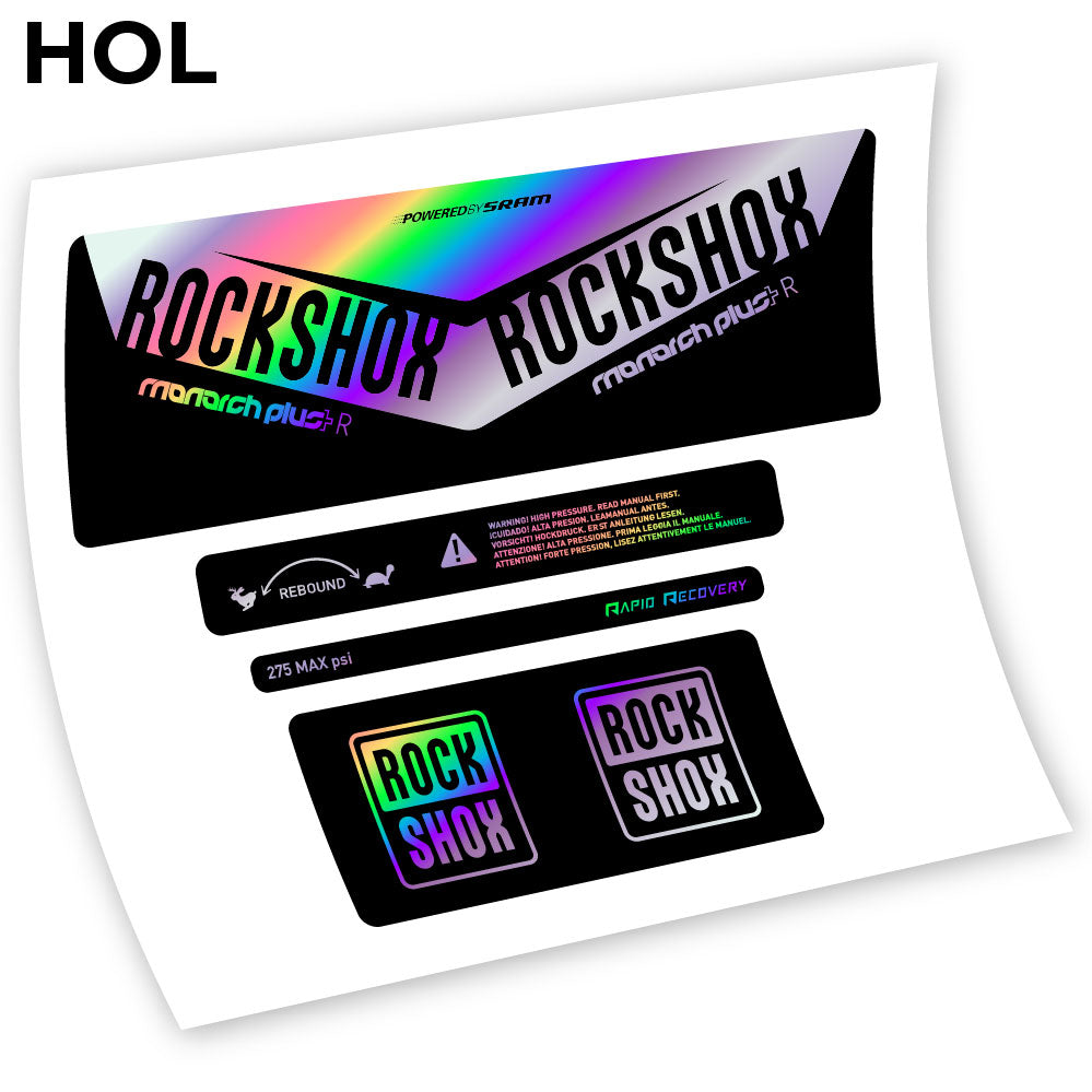 Aufkleber, Rock Shox Monarch Plus R 2016, Rear Shox Sticker Vinyl