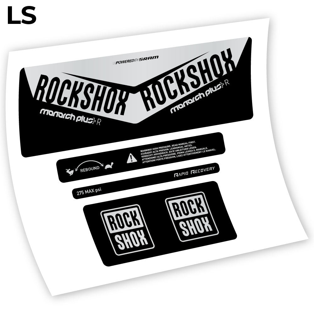 Aufkleber, Rock Shox Monarch Plus R 2016, Rear Shox Sticker Vinyl