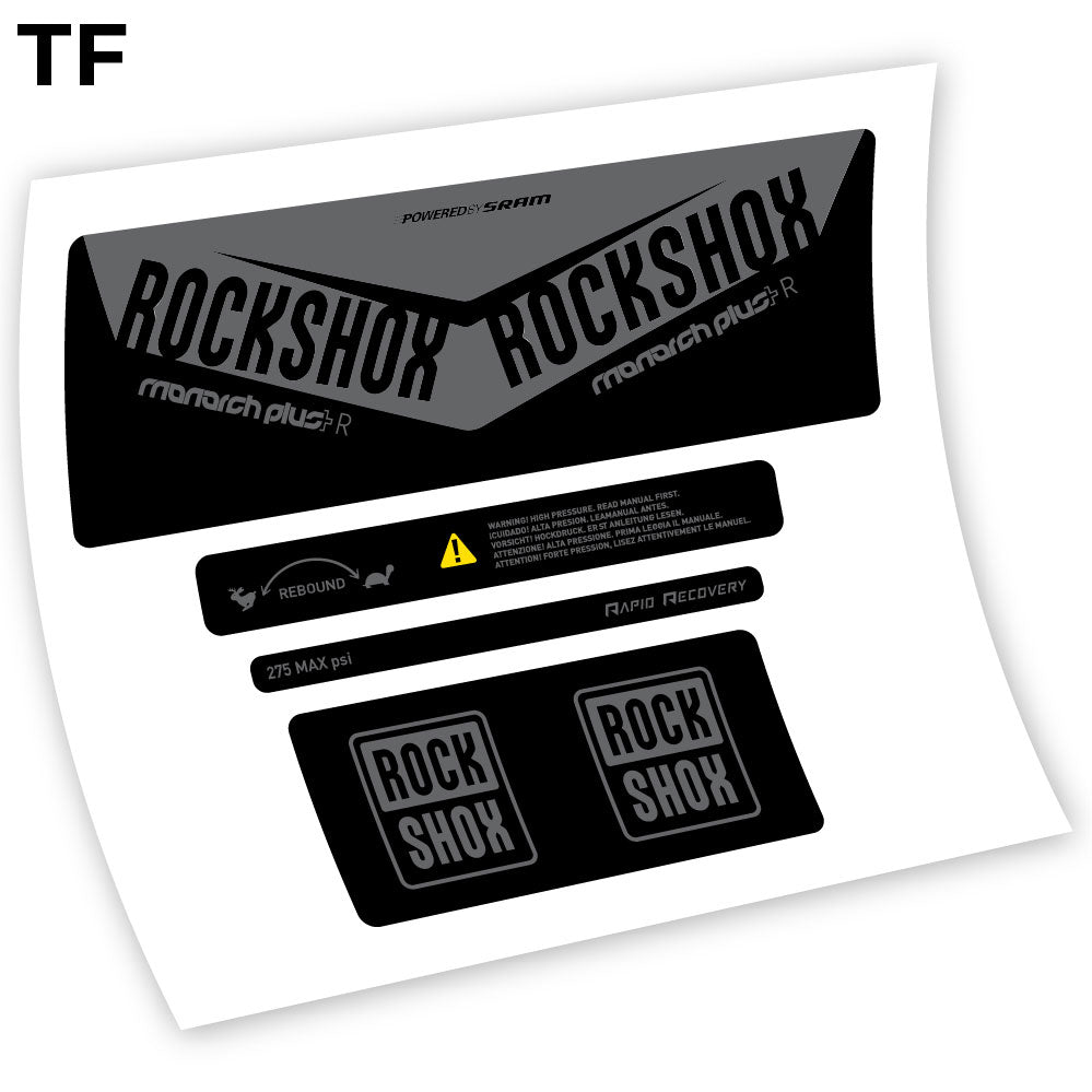 Aufkleber, Rock Shox Monarch Plus R 2016, Rear Shox Sticker Vinyl