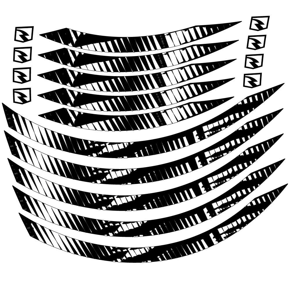 Aufkleber Mountain Wheel, Vinyl