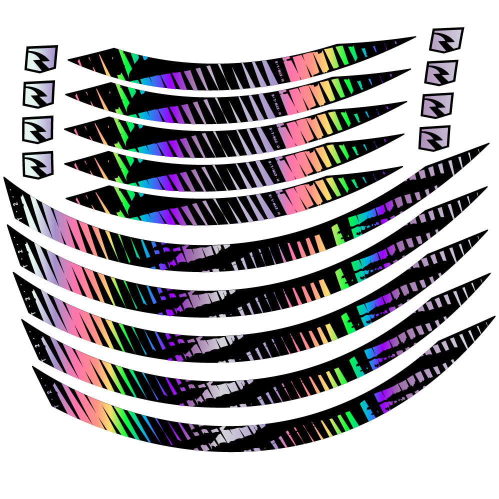 Aufkleber Mountain Wheel, Vinyl