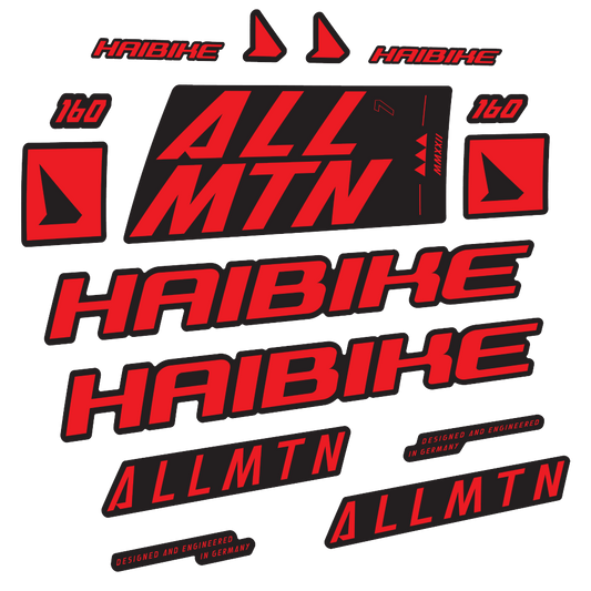 Decal Haibike Allmtn 7 2022, Frame, bike sticker vinyl