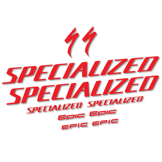 Decal Specialized Epic, Frame, bike sticker vinyl