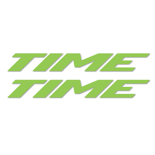 Decal Time, Frame, bike sticker vinyl