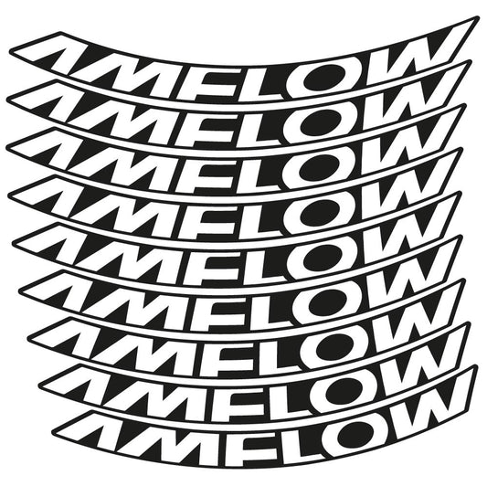Decal Amflow 2024, MTB Wheel 29, bike sticker vinyl