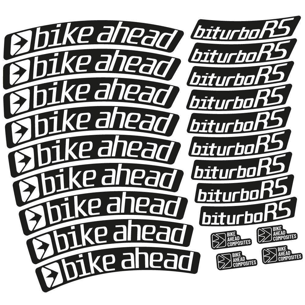 Decal Bike Ahead Biturbo RS 2017, MTB Wheel 29, bike sticker vinyl