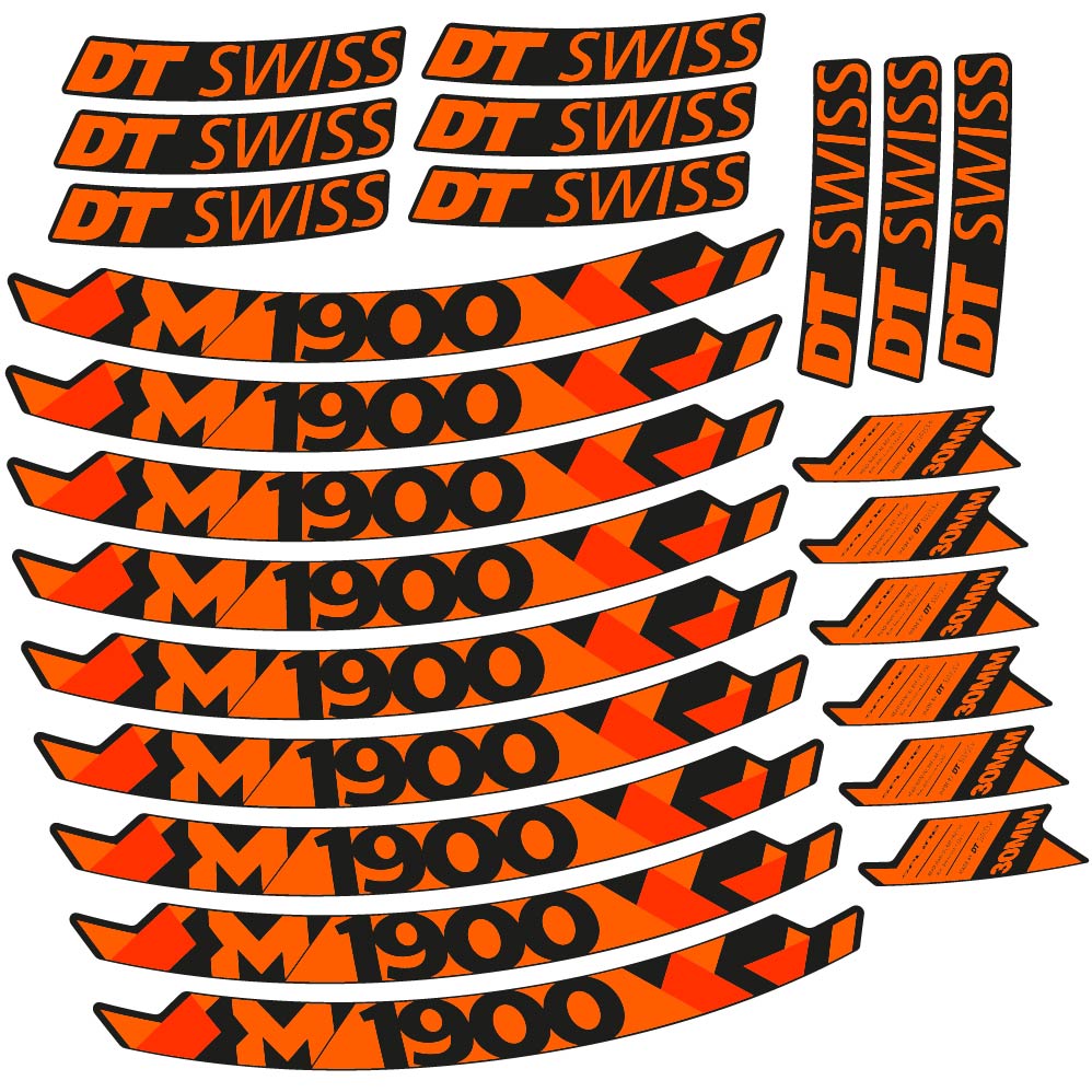 Decal DT Swiss M1900, MTB Wheel 29, bike sticker vinyl