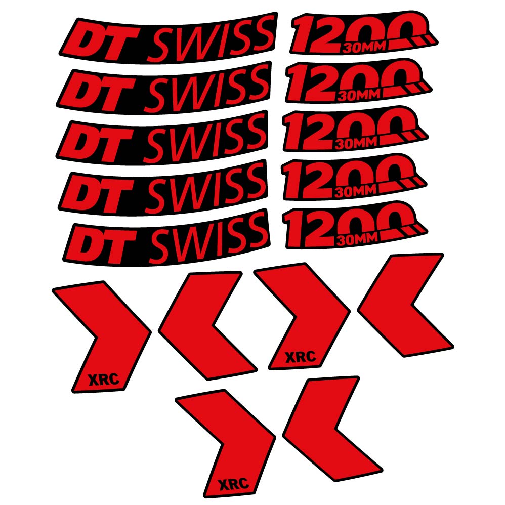 Decal DT Swiss XRC 1200 30mm, MTB Wheel 29, bike sticker vinyl