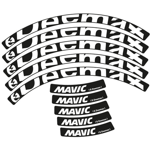 Decal Mavic E-deemax 2025, MTB Wheel 29, bike sticker vinyl