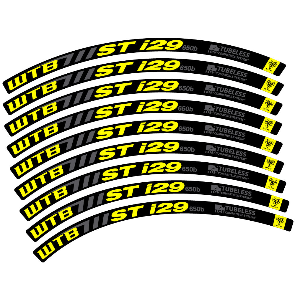 Aufkleber WTB ST i29, MTB-Rad 27,5, Fahrradaufkleber Vinyl