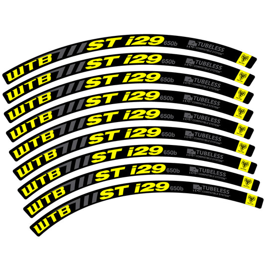 Aufkleber WTB ST i29, MTB-Rad 27,5, Fahrradaufkleber Vinyl