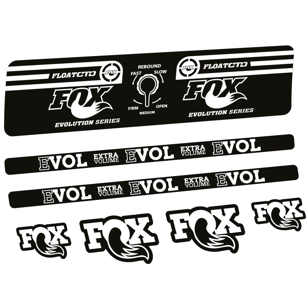 Decal Fox Float CTD Evolution Series 2016, Shock Absorber, bike sticker vinyl