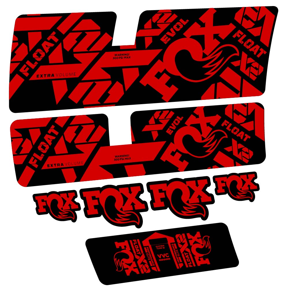 Decal Fox Float X2 Performance Elite 2021, Shock Absorber, bike sticker vinyl