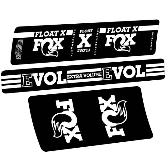 Aufkleber Fox Float X, Stoßdämpfer, Fahrradaufkleber Vinyl