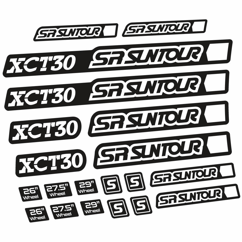 Decal Sr Suntour XCT 30, Fork 27.5, bike sticker vinyl – custombikedecal