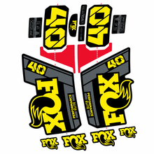 Load image into Gallery viewer, Decal FOX 40 Performance Elite 2022, Fork 29, bike sticker vinyl
