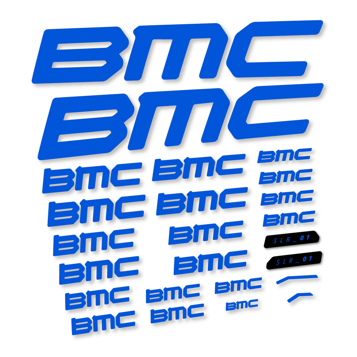 Stickers for BMC Teammachine SLR 01 2021–2025 frame, vinyl decals - Sea Blue