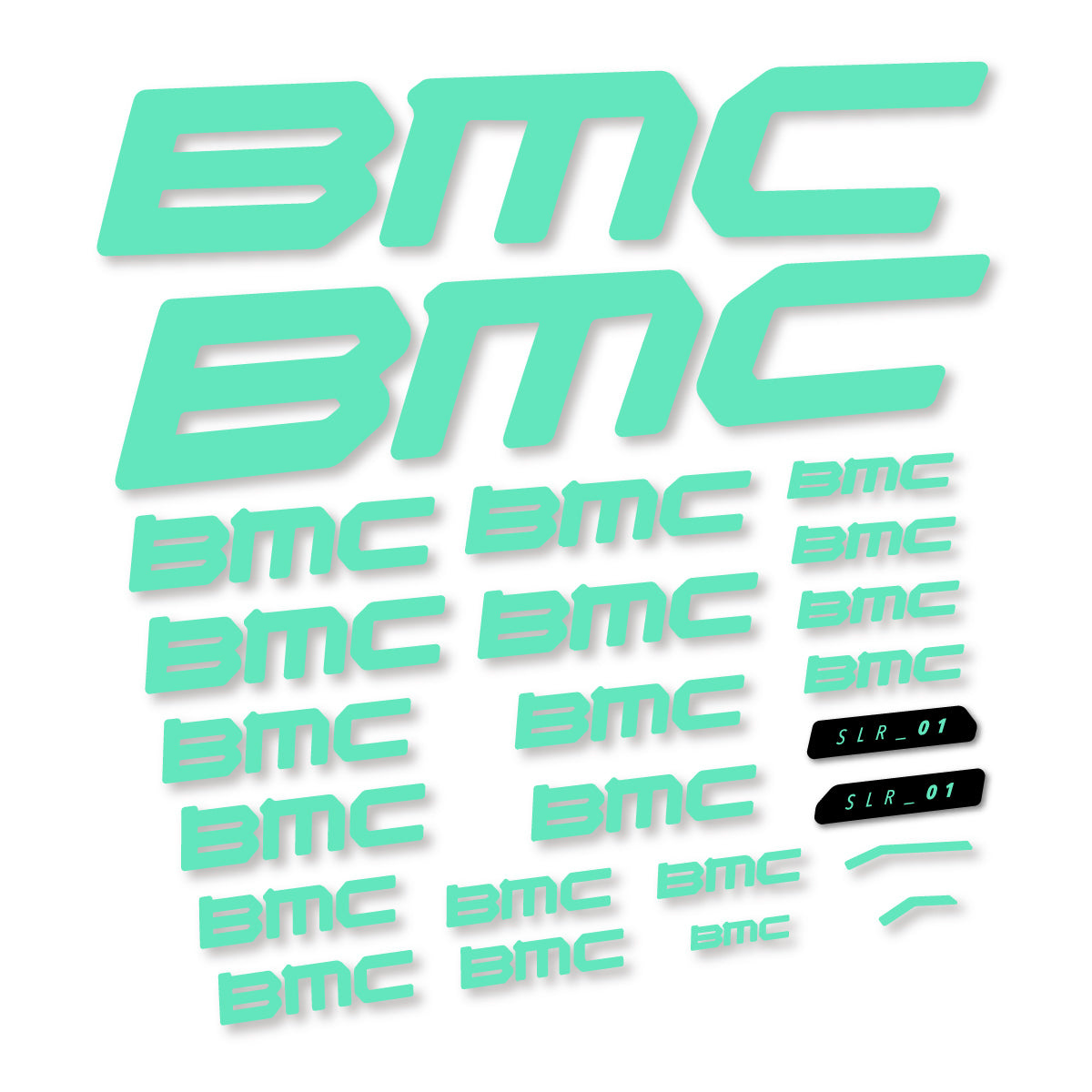 Stickers for BMC Teammachine SLR 01 2021–2025 frame, vinyl decals - Mint