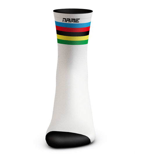 Personalized pair of cycling Socks with Name – Motivational & High-Performance